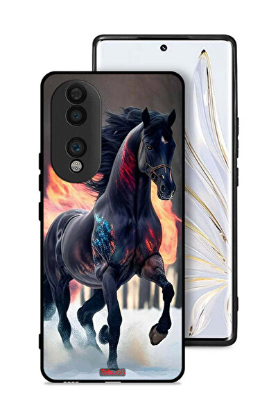 Tolwak غطاء حماية لهاتف Honor 70 بتصميم حصان عالي الوضوح