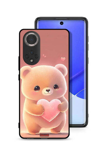 Tolwak غطاء حماية لهاتف Honor 50 على شكل باندا صغير لطيف يحمل قلبًا