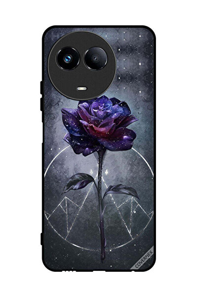 Covernex غطاء حماية لهاتف Realme 11 5G بخلفية زهور داكنة