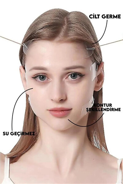 ROWENAROSE 40 Pieces Drawstring Face-eyebrow-eye-neck Stretching Tape Drawstring Body Lift Tapes