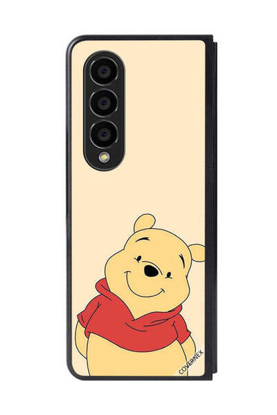 Covernex غطاء حماية لهاتف سامسونج جالاكسي زد فولد 4 - الدب في وضع السعادة