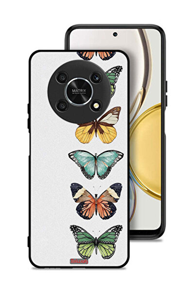 Tolwak Honor X9 5G Protective Case Cover Four Butterflies
