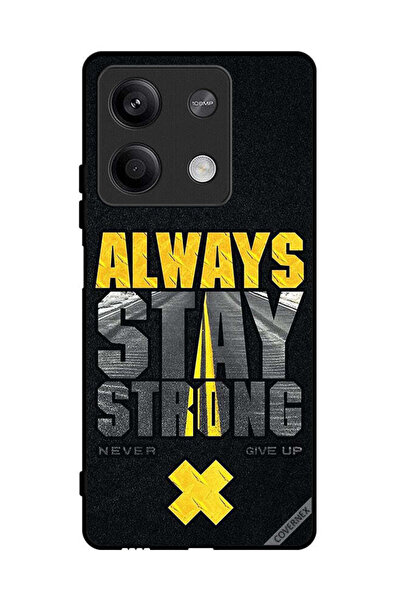 Covernex غطاء حماية لهاتف شاومي ريدمي نوت 13 - كن قويًا دائمًا ولا تستسلم أبدًا