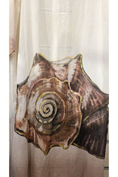 Park Moda Kimono Snail Pattern Raw Cotton