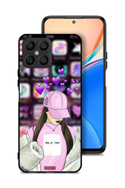 Tolwak غطاء حماية لهاتف Honor X8 4G بتصميم نادي اجتماعي مضاد