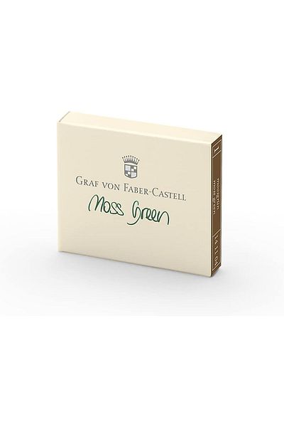 Mena Rise Şirinshop Von Faber-Castell Fountain Pen Cartridge 6 Pcs Green 1108107