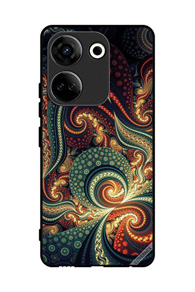 Covernex غطاء حماية لهاتف تكنو كامون 20 بنمط ماندالا العتيق