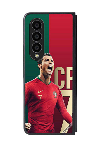 Covernex غطاء حماية لهاتف سامسونج جالاكسي زد فولد 4 - مجموعة فريق كريستيانو ر...