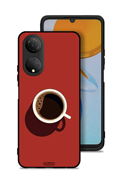 Tolwak Honor X7 Protective Case Cover Coffee Cup Art