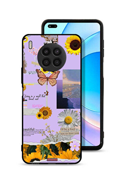 Tolwak غطاء حماية لهاتف هواوي نوفا 8i بملصقات عباد الشمس الجميلة