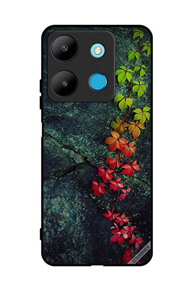 Covernex غطاء حماية لهاتف إنفينيكس سمارت 7 بأوراق جميلة