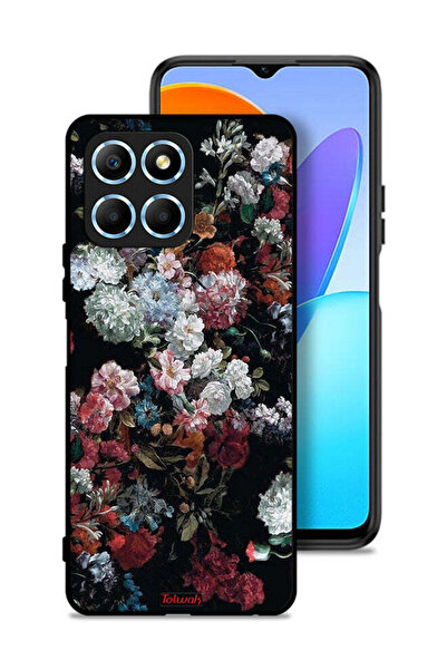 Tolwak غطاء حماية لهاتف Honor X8 5G بنقشة ورود عتيقة