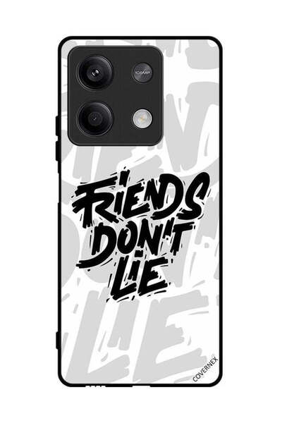 Covernex غطاء حماية لهاتف شاومي ريدمي نوت 13 - الخط العربي - الأصدقاء لا يكذبون