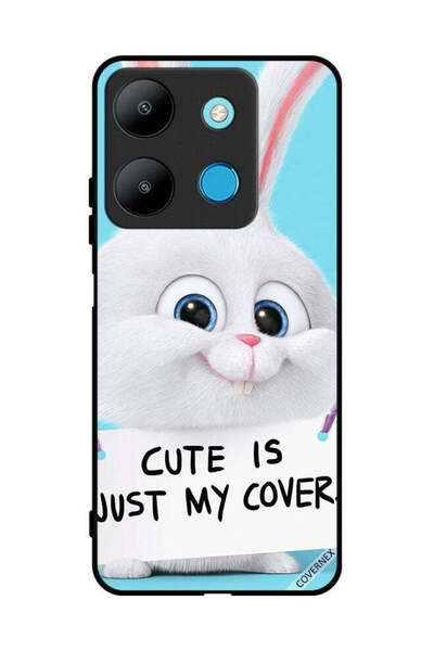 Covernex غطاء حماية لهاتف Infinix Smart 7، أرنب لطيف هو مجرد غطاء خاص بي