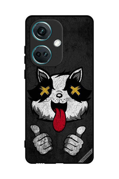 Covernex غطاء حماية لهاتف OnePlus Nord CE3 Marshmallow Cat