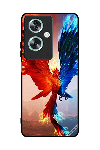 Covernex غطاء حماية لهاتف Oppo A79 - خلفية نسر النار والماء
