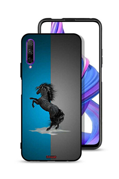 Tolwak Huawei Y9s Protective Case Cover Horse Art