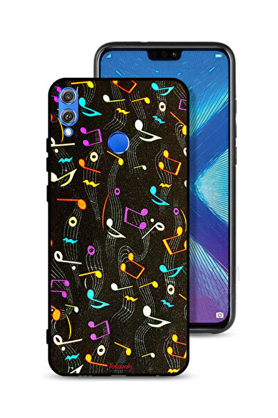 Tolwak Honor 8X Protective Case Cover Music Fabric Pattern