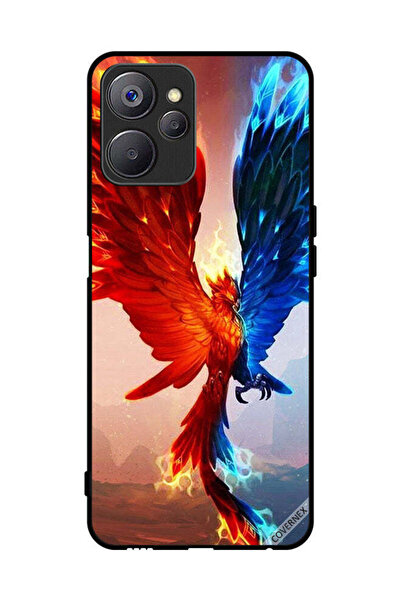 Covernex غطاء حماية لهاتف Realme 10 بخلفية نسر النار والماء