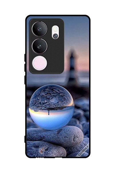 Covernex غطاء حماية لهاتف فيفو V29 برو، تصوير رائع للطبيعة في زجاج دائري
