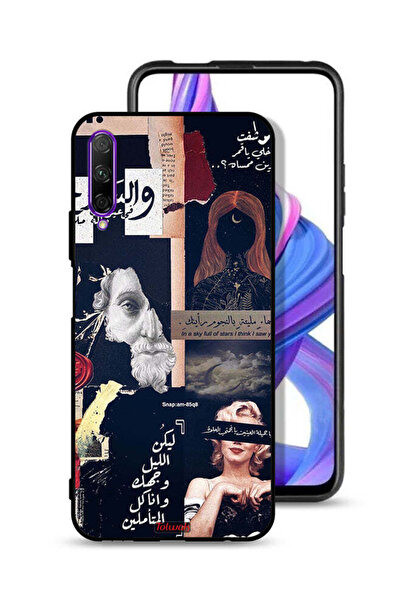 Tolwak غطاء حماية لهاتف Honor 9X Pro بعبارات عربية ووجوه مقطوعة
