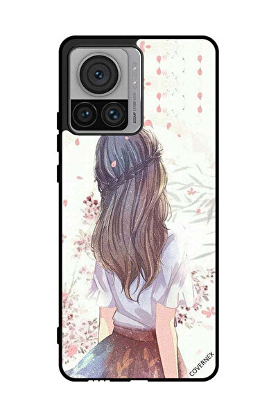 Covernex غطاء حماية لهاتف موتورولا إيدج 30 - فتاة لطيفة للغاية في تفكير عميق