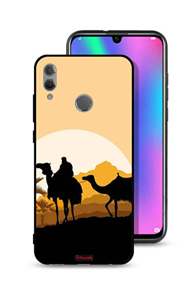 Tolwak غطاء حماية لهاتف Honor 10 Lite برسومات جمال في الصحراء