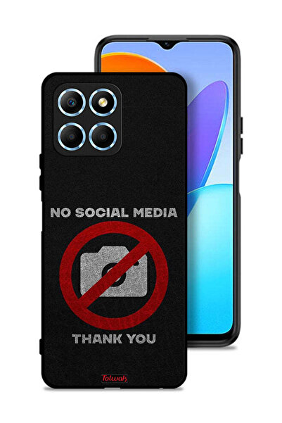 Tolwak غطاء حماية لهاتف Honor X6 - لا توجد وسائل تواصل اجتماعي، شكرًا لك