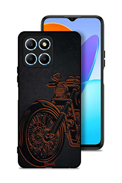 Tolwak غطاء حماية لهاتف Honor X8 5G بتصميم دراجة عتيقة