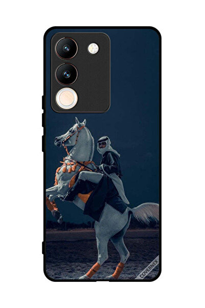 Covernex غطاء حماية لهاتف فيفو Y200 - شاب على حصان