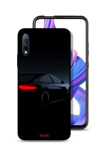 Tolwak غطاء حماية لهاتف Honor 9X (الصين) - سيارة داكنة
