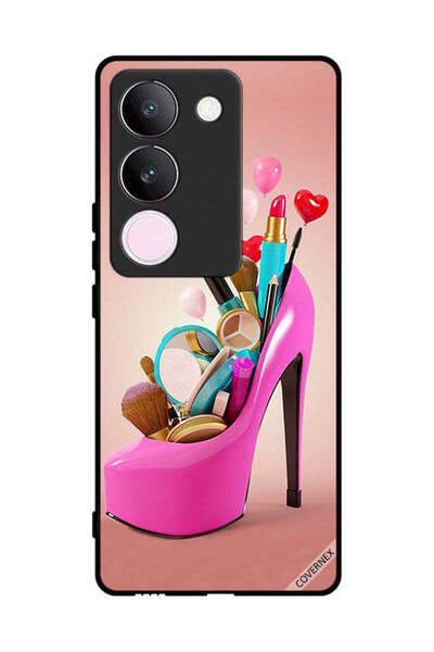 Covernex غطاء حماية لهاتف فيفو S17 مع أدوات مكياج