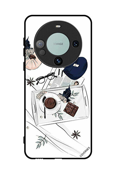 Covernex غطاء حماية لهاتف هواوي ميت 60 - تصميم فن القهوة والشوكولاتة