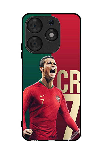 Covernex غطاء حماية لهاتف تكنو سبارك 10 برو - تشكيلة فريق كريستيانو رونالدو ا...