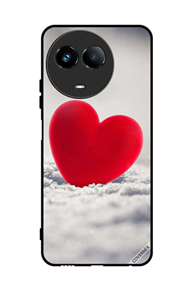 Covernex غطاء حماية لهاتف Realme 11 5G بتصميم قلب أحمر جميل