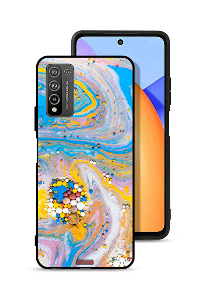 Tolwak Honor 10X Lite Protective Case Cover Gems Colorful Abstraction