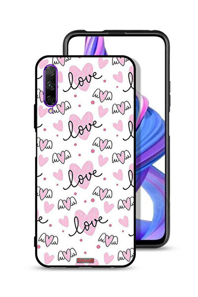 Tolwak Honor 9X Pro Protective Case Cover Love And Heart Art Pattern