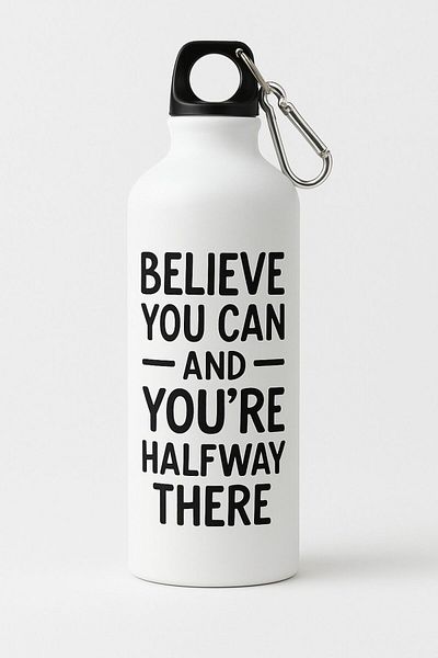 Home Be Live You Flask - Water Bottle