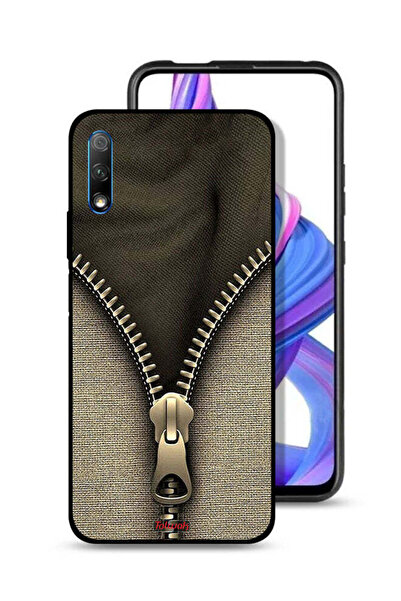 Tolwak غطاء حماية بنمط سحاب لهاتف Honor 9X (الصين)