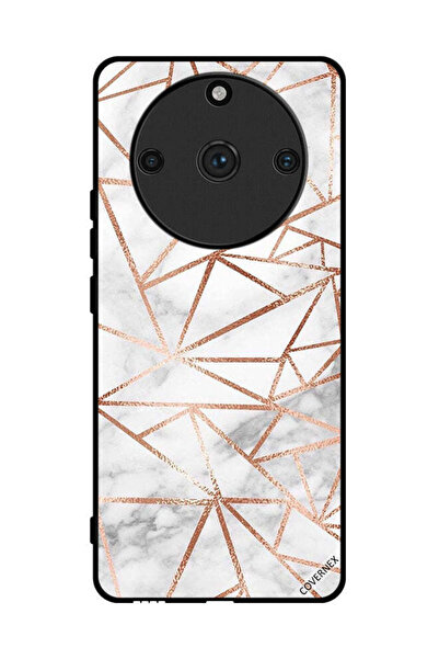 Covernex غطاء حماية لهاتف Realme 11 Pro بنمط رخامي وورق جدران