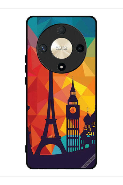 Covernex غطاء حماية لهاتف Honor X9b بنمط باريس الملون