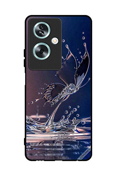 Covernex غطاء حماية لهاتف Oppo A79 - قطرات الماء - فراشة