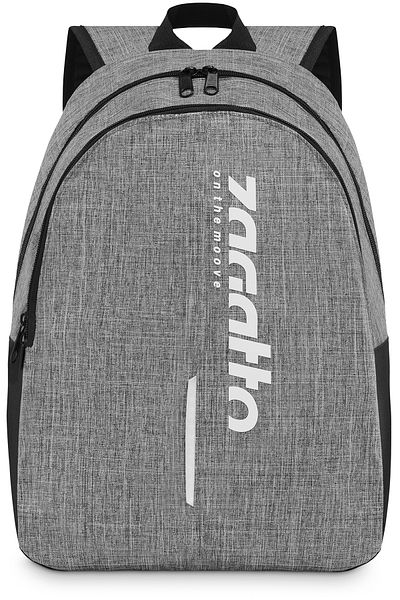 zagatto Urban backpack, grey, 40x30x25 cm, 30L, unisex, waterproof, for school and travel, ZG698