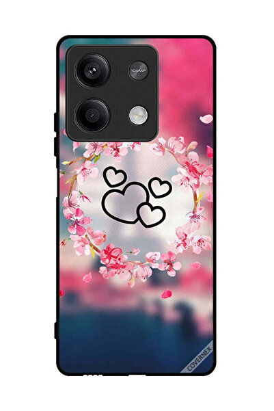 Covernex غطاء حماية لهاتف شاومي ريدمي نوت 13 - مشبك فني على شكل قلوب