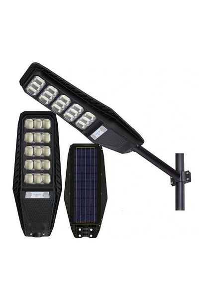 divendi-ro Street Lamp with Solar Panel 15 Cells 450 LED