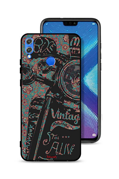 Tolwak Honor 8X Protective Case Cover Vintage Motorbike