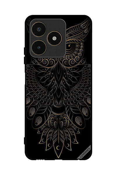 Covernex غطاء حماية لهاتف Realme C53 بتصميم بومة زهرية عصرية