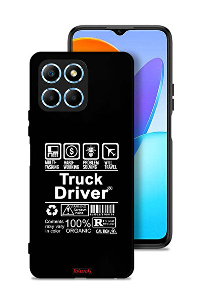 Tolwak غطاء حماية لهاتف Honor X6 - ملصق سائق شاحنة