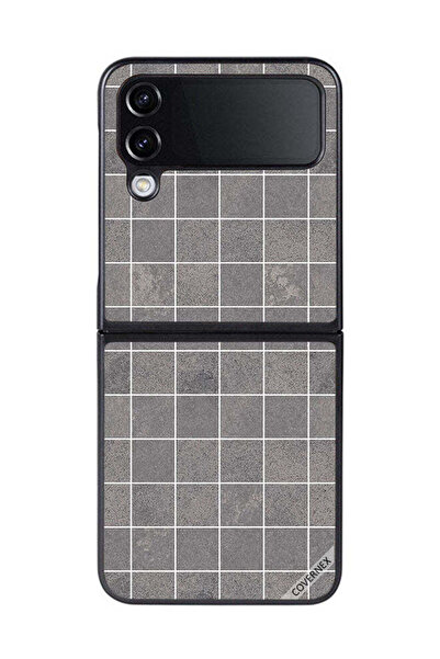 Covernex غطاء حماية لهاتف سامسونج جالاكسي زد فليب 4 بنقشة بلاط