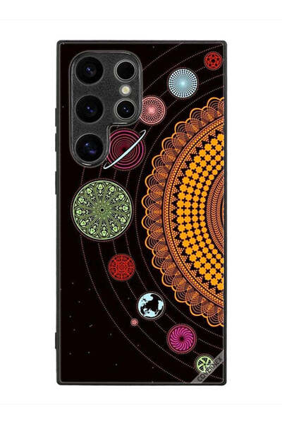 Covernex غطاء حماية لهاتف سامسونج جالاكسي S24 ألترا، تصميم فن النظام الشمسي م...